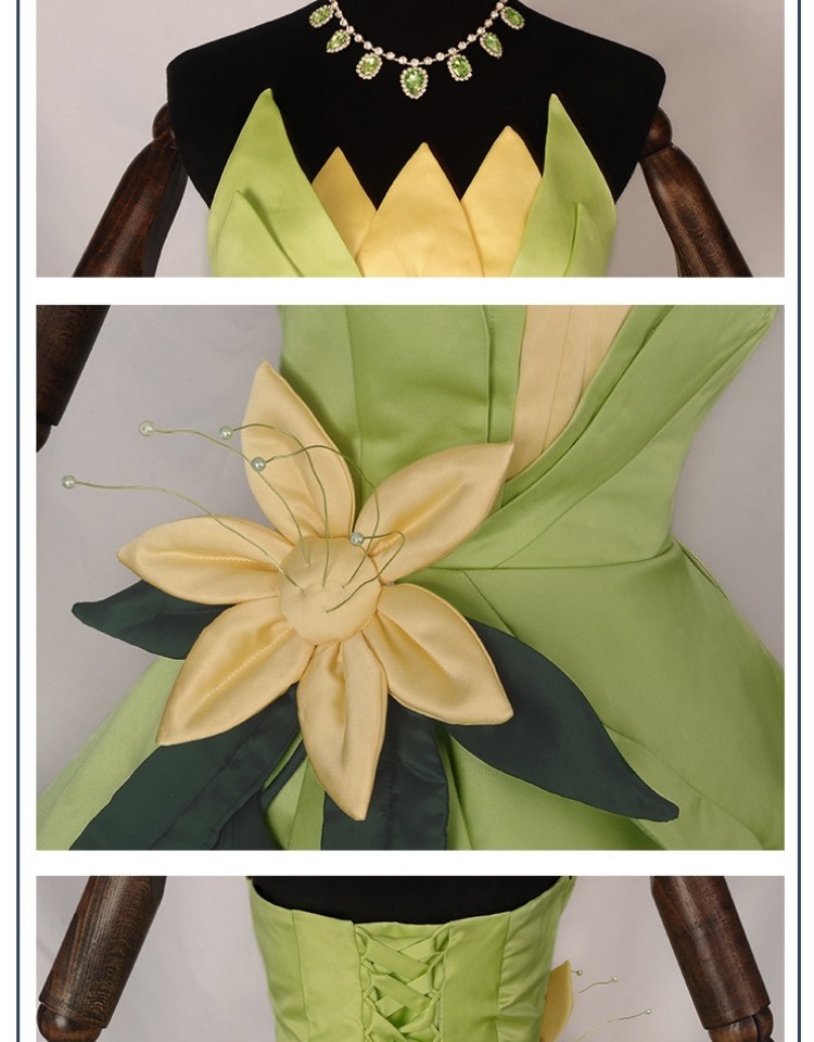 Princess Tiana Dress Cosplay C - Tech Hair Accessories recension och pris