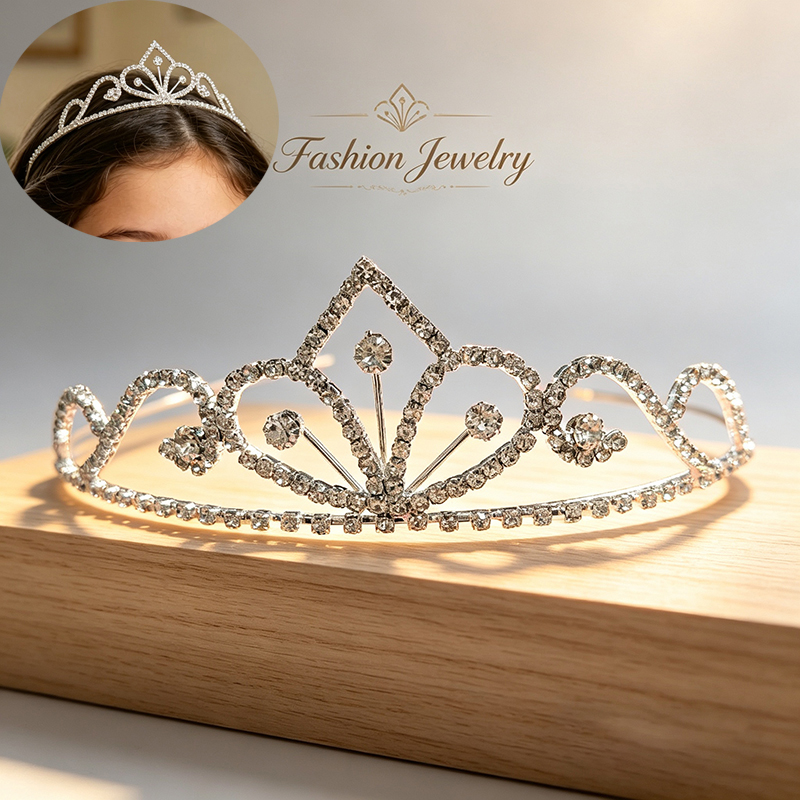 Silver Color Rhinestone Bridal - Tech Hair Accessories recension och pris