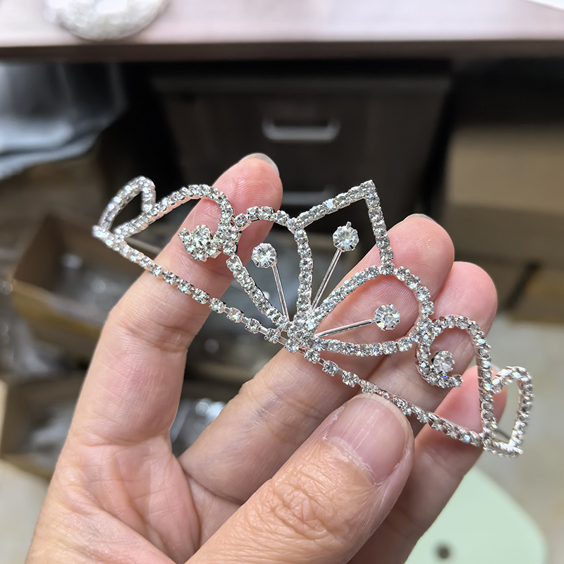 Silver Color Rhinestone Bridal - Tech Hair Accessories recension och pris
