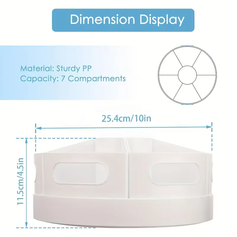 360° Rotating Desk Organizer W - Tech Office Accessories recension och pris