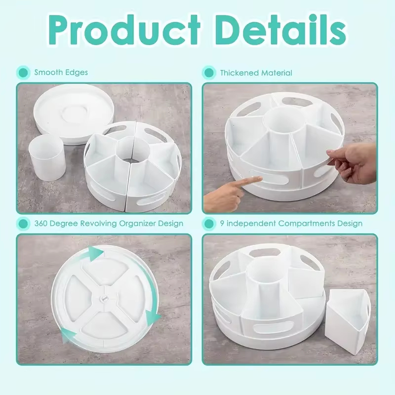 360° Rotating Desk Organizer W - Tech Office Accessories recension och pris