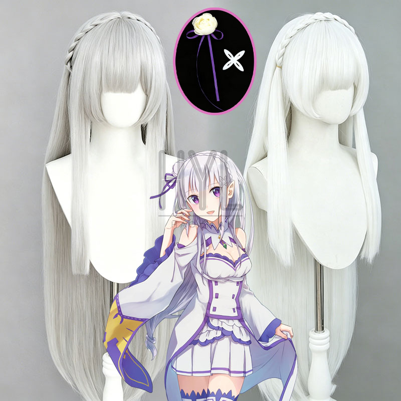 Anime Re:Zero Emilia Cosplay W - Tech Accessories For Men recension och pris