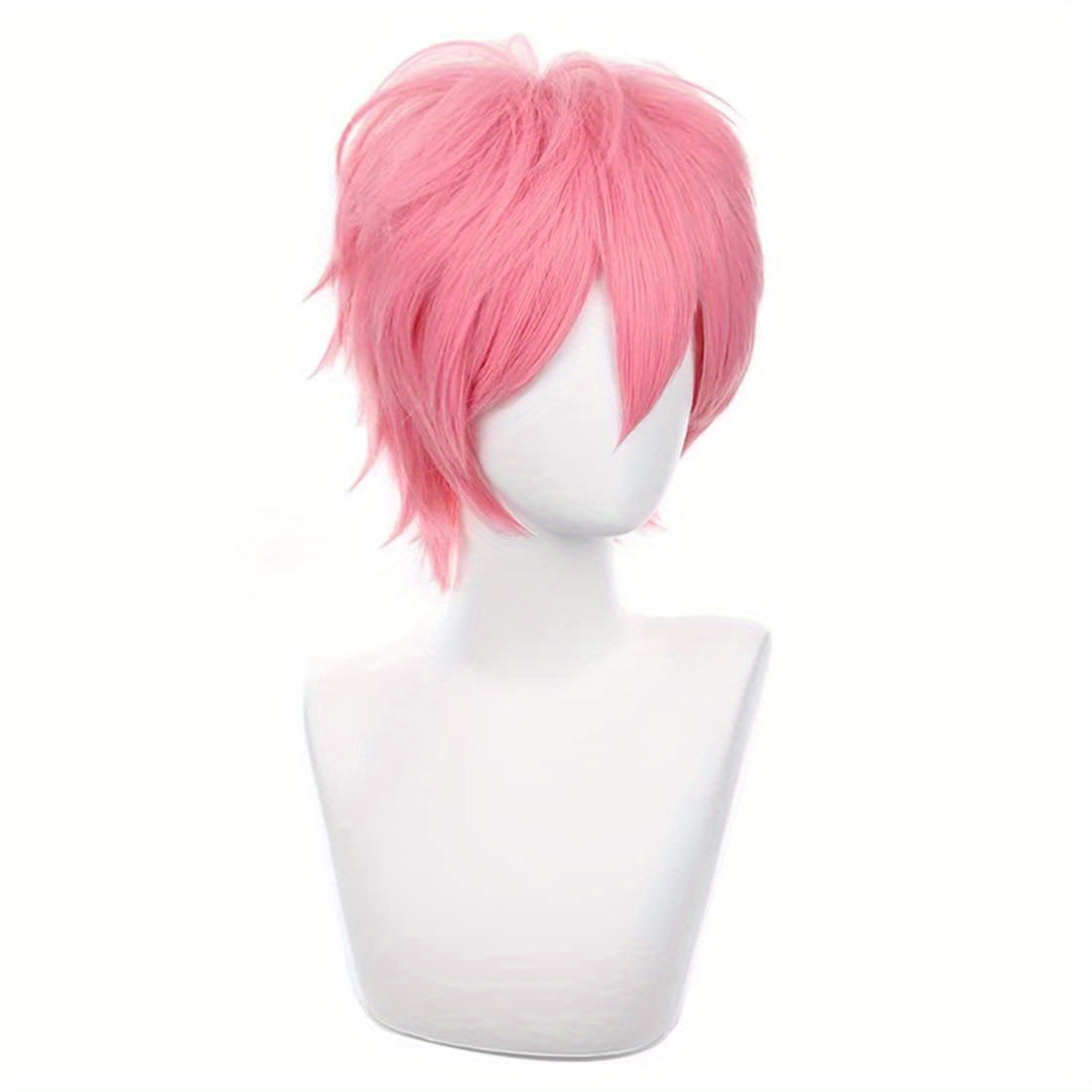 Short Pink Cosplay Wig Short S - Tech Accessories For Men recension och pris