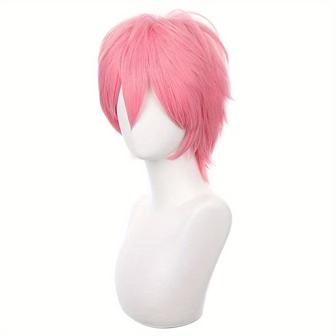 Short Pink Cosplay Wig Short S - Tech Accessories For Men recension och pris