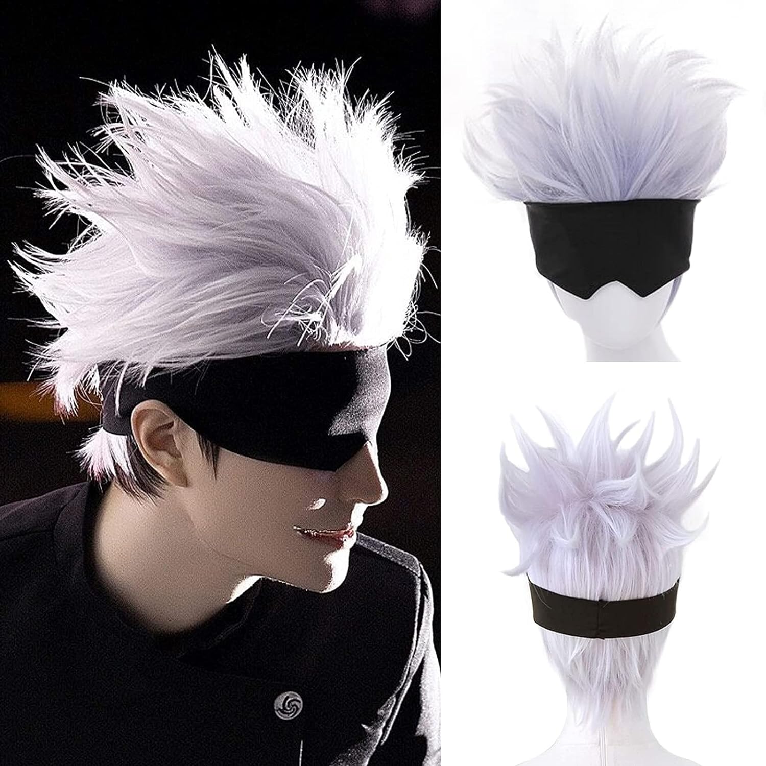 Black Blindfold + Short Wavy C - Tech Accessories For Men recension och pris
