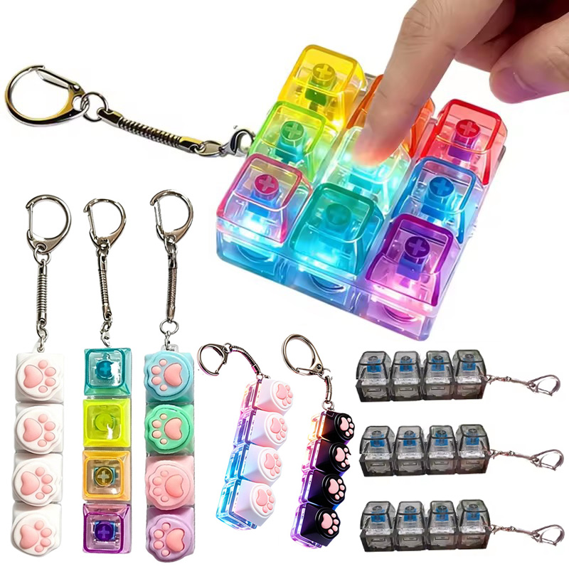 New hot LED Keyboard Keychain  - Tech Office Accessories recension och pris