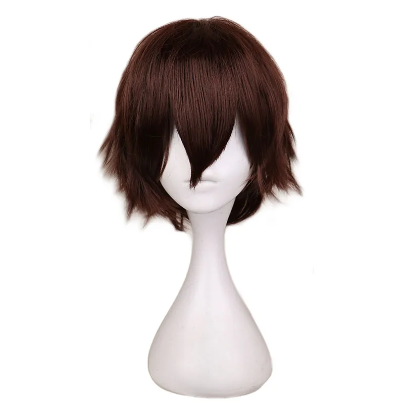 Short Dark Brown Wig for  Cosp - Tech Accessories For Men recension och pris