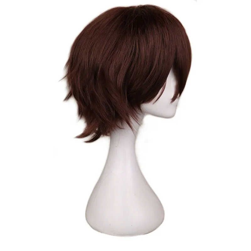 Short Dark Brown Wig for  Cosp - Tech Accessories For Men recension och pris