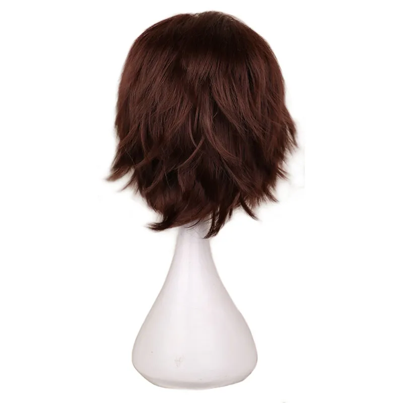 Short Dark Brown Wig for  Cosp - Tech Accessories For Men recension och pris