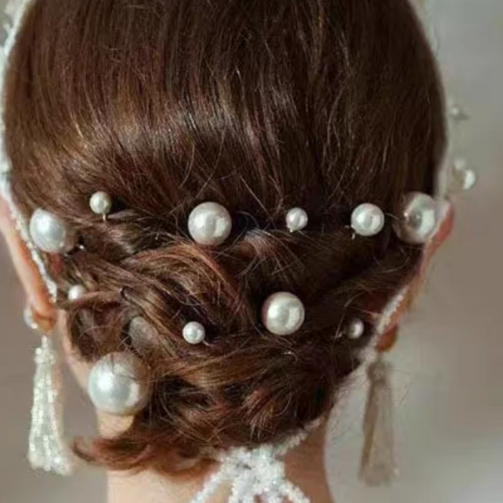 Pearl Crystal Hair Pins Comb S - Tech Hair Accessories recension och pris