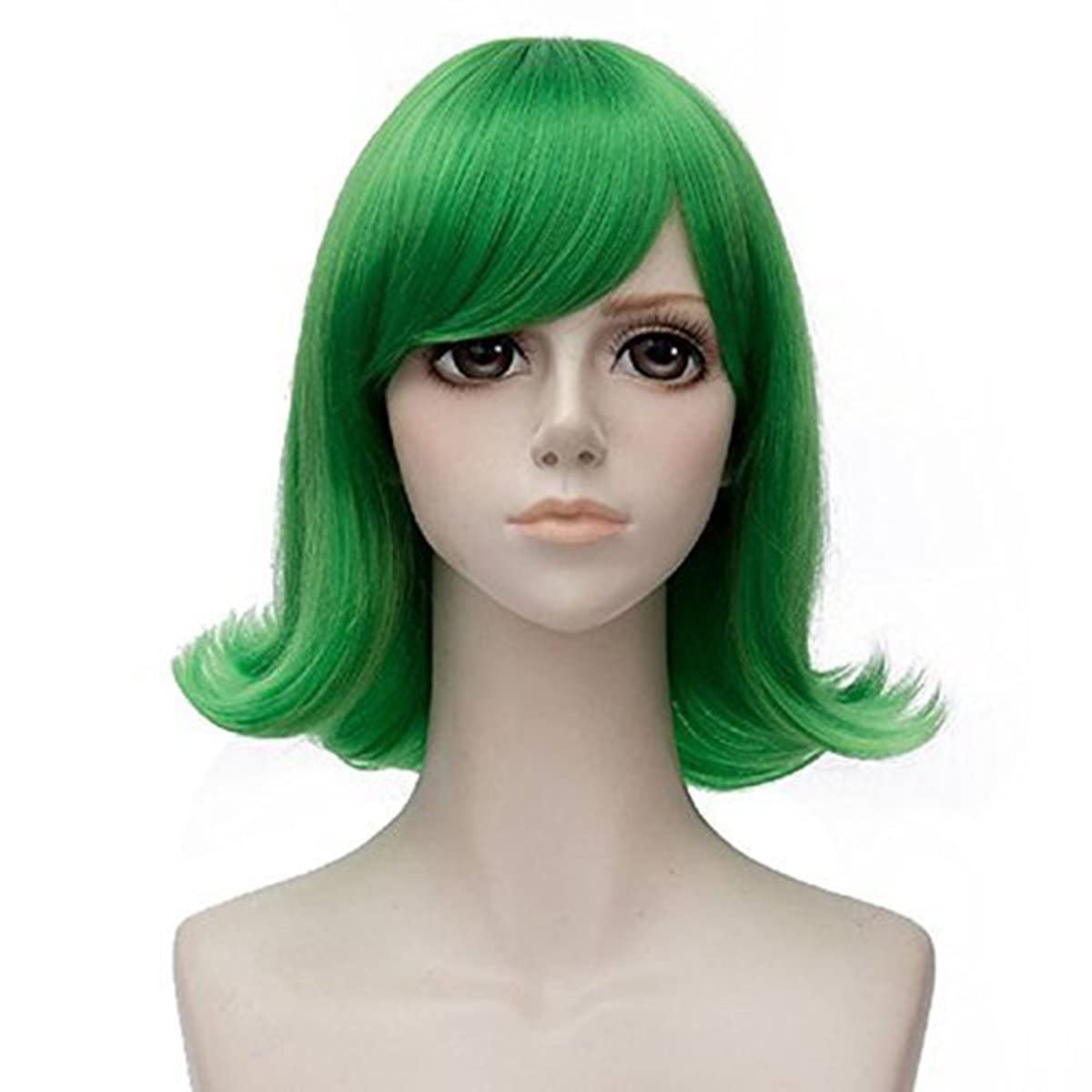 Short Green Wavy Cosplay Wigs  - Tech Accessories For Men recension och pris
