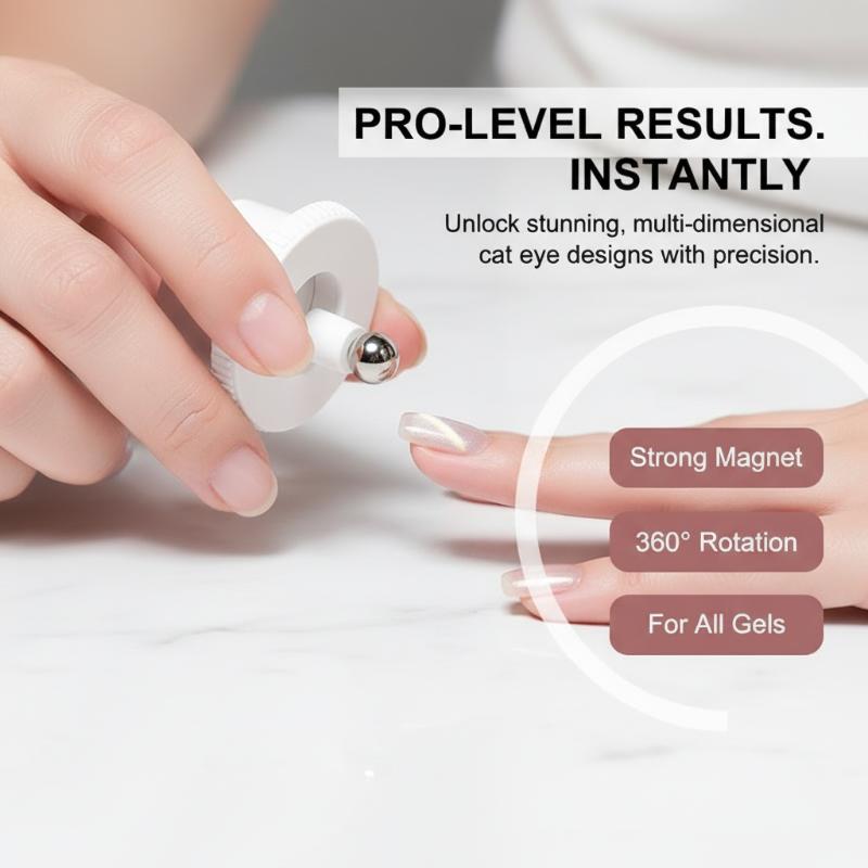 Rotating Cat Eye Nail Magnet M - Jet Tech Accessories recension och pris