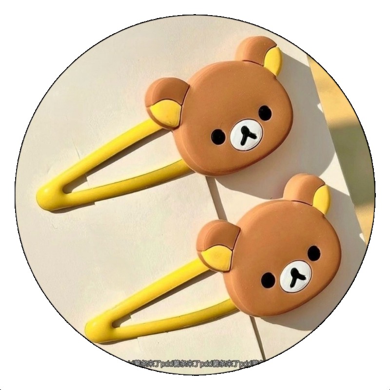 Cute Rilakkuma Cartoon Hair Cl - Tech Hair Accessories recension och pris