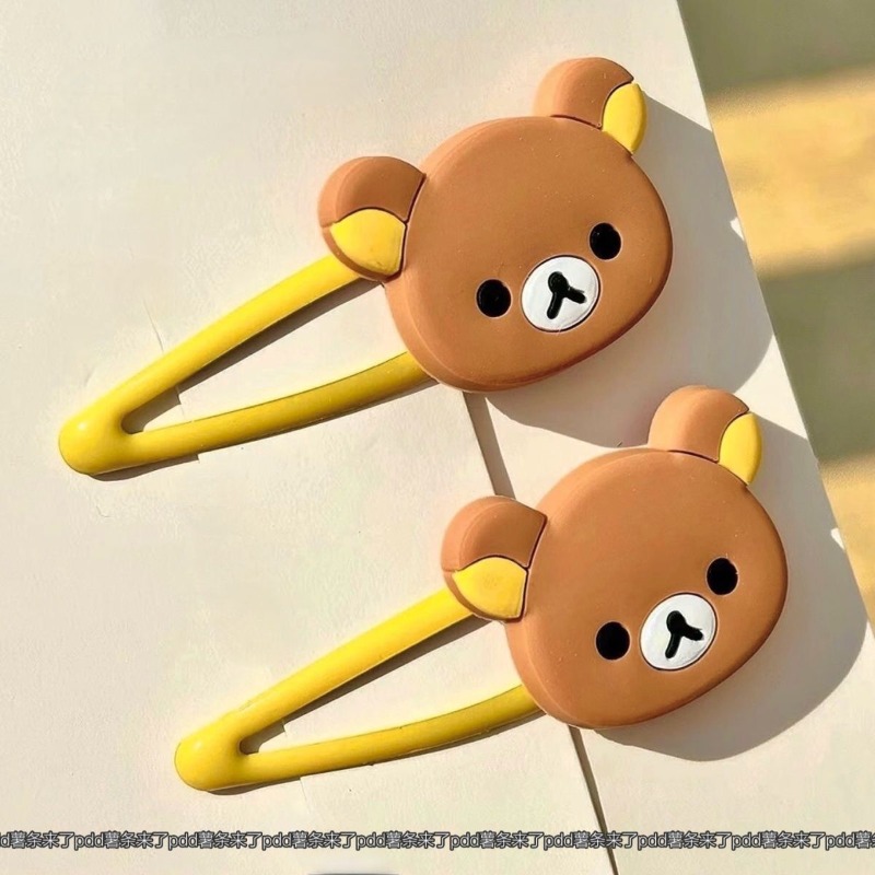 Cute Rilakkuma Cartoon Hair Cl - Tech Hair Accessories recension och pris