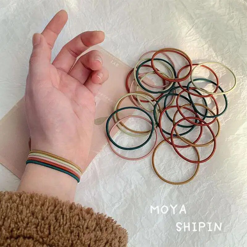 100PCS/Set Hair Ties Elastic R - Tech Accessories For Men recension och pris