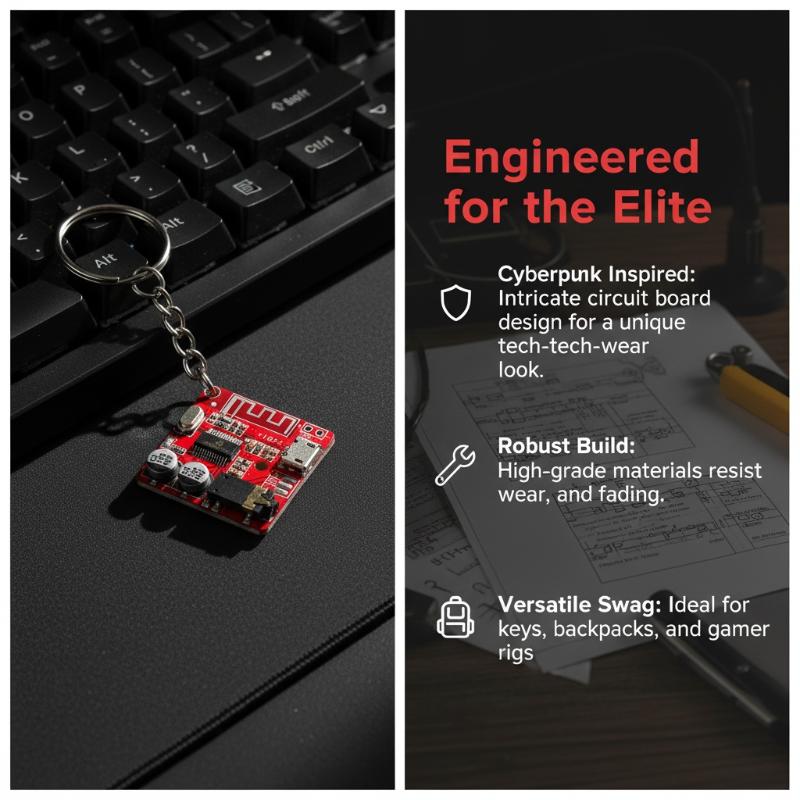 Circuit Board Keychain Minimal - Jet Tech Accessories recension och pris